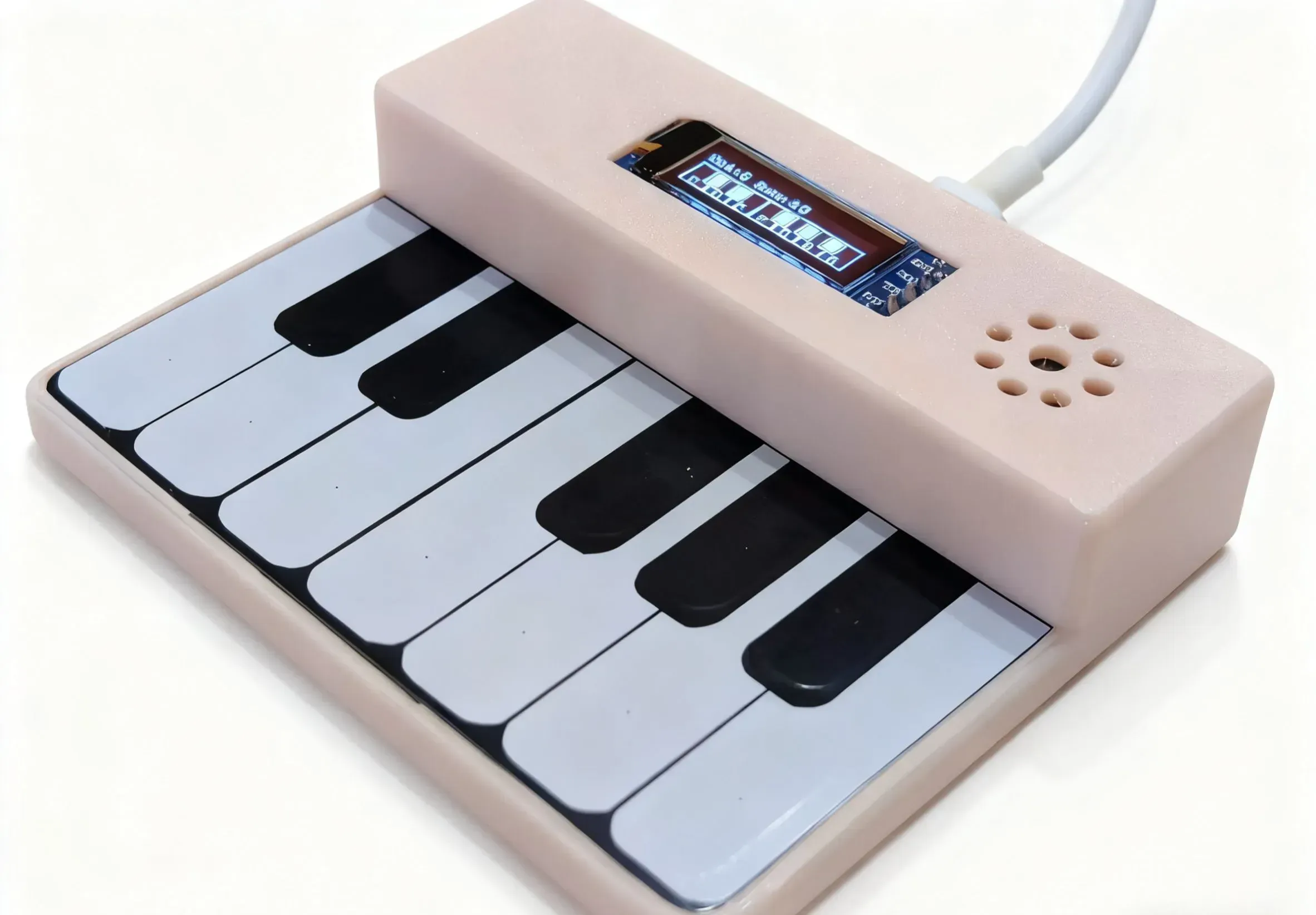 EDA-Piano: 12-Key Touch Piano (ESP8266 + SC12B)